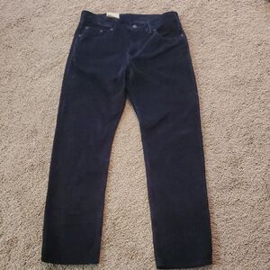Levi's Men's Black Corduroy Straight Leg Pants